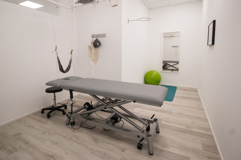 Behandlungsraum der Physiolounge Ratingen
